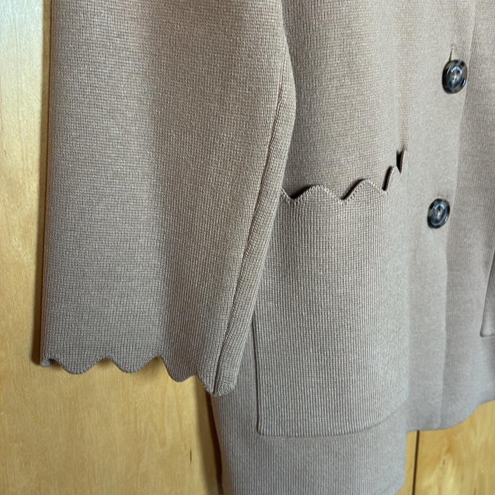 Kate Spade Scalloped Sweater Blazer
